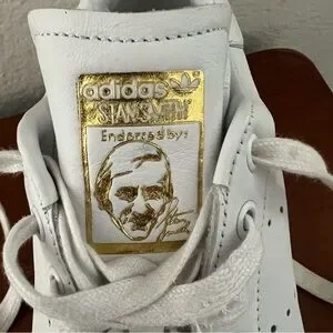 adidas | Shoes | Adidas Stan Smith Rare White Leather Raffia Sneakers ...
